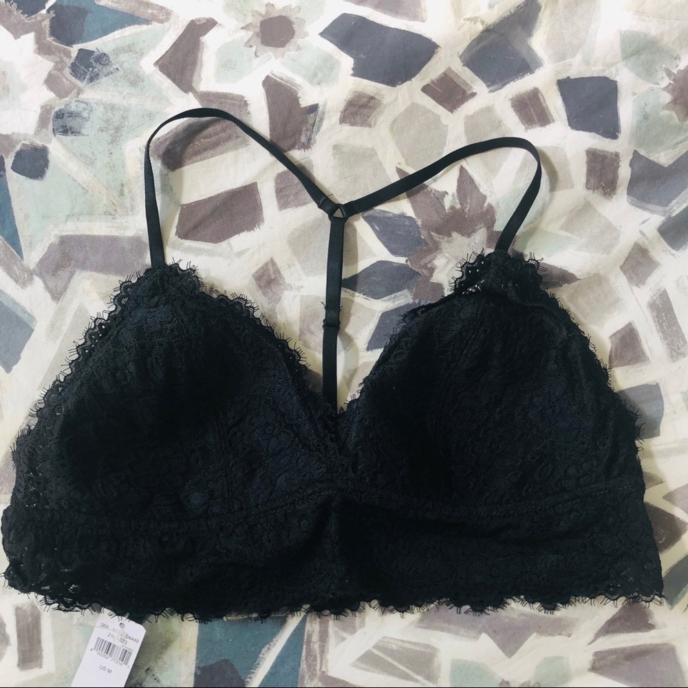 Aerie black lace bralette